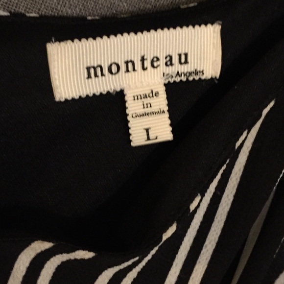 L~ *Jumper* Blk&Wht Striped w/ Adjustable Straps - Picture 2 of 12